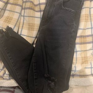 Skinny jean black washed